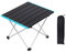 Guryon Folding Camping Table, Ultralight Aluminum Alloy Roll Up Table with Storage Bag, 3 Size S M L Fold Up Table Outdoor Dining Table For Garden Patio Picnic, BBQ, Beach, Fishing (Small)