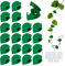 WEDNOK 60 Stück Kletterpflanzen Befestigung Wand Pflanzenclips Pflanzen Wandhalterung Clips Kletterhilfe Pflanzenkletter Halterung Pflanzenklammern für Gardening Plant Support Climbing Wall Gemüse