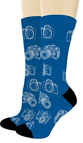 747 Herren Damen Wandersocken Fotograf Geschenke Kamera Trekkingsocken Haltbarkeit Thermosocken Antiblasen Wintersocken Für Fitness Outdoor Spazieren