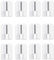 BANJILI-Lot de 12 autocollants double face pour tringle de voilages, pas de perçage du support de barre de tension (Nur 12 PCS-Halter)