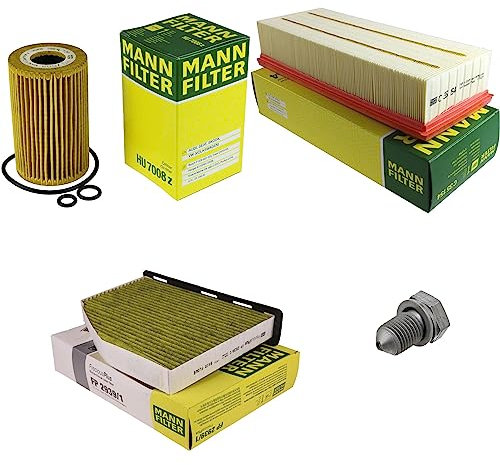 EISENFELS Filter Set Inspektionspaket erstellt mit MANN-FILTER Ölfilter HU 7008 z, Luftfilter C 35 154, Innenraumfilter FP 2939/1, Verschlussschraube
