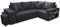 ALTDECOR Ecksofa in U-Form mit Schlaffunktion und Bettkasten Corner Sofa Bett Eckcouch Couch L-Form Schlafcouch Ausziehbar Wohnlandschaft Schlafsofa Cauchsofa DALS - 244x180x90cm Dunkelgrau