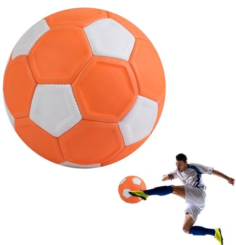HENGBIRD Fußball Kurvenball für Kinder, Eva Gummi Swerve Ball Fußball, Flexibler elastischer, Curve Swerve Soccer Ball, Spaß Football Toy Großes Geschenk für 5 6 7 8 Jahre Kinder Outdoor