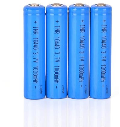 LiCOPOW 10440 wiederaufladbarer Akku, 3,7 V AAA Li-Ion-Akku, 1000 mAh (4 Stück)