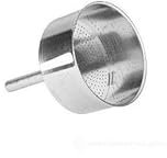 BORELLA SRL Ricambio Imbuto Caffettiera Moka 1 Tazza in Acciaio Inossidabile Argento