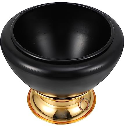 VICASKY 1stück Singing Bowl Für Meditation Und Yoga Große Schwarze Klangschale Kreative Yoga-ausstattung Für Und Für Entspannung Und