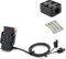 NIKISO Motorrad Navigation Halterung Für B&MW R1200GS R1250GS ADV S1000XR F750GS F850GS F900R USB-Handy-GPS-Navigationshalterung Drahtlose Ladeunterstützung(Red - 16mm)
