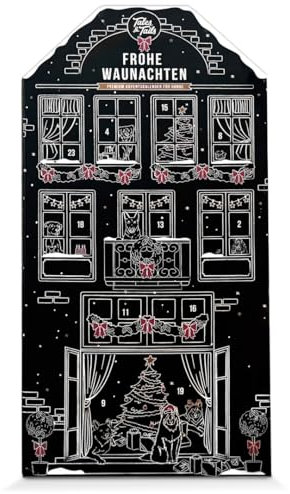 Tales&Tails XXL Adventskalender für Hunde, Nassfutter, Trockenfutter, Snacks, Kauartikel und Leckerli