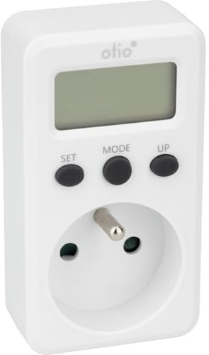 Otio 730106 Contrôleur de consommation électrique, Blanc