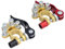 13Pcs 4 Way Battery Terminal Connector Quick Release Clamp Set Kit with 2pcs Battery Washer and 8pcs 40A Cable Connector for Aluminum Alloy Copper Material