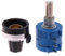 1 Set 3590S Präzisions-Multiturn-Potentiometer-Set, verstellbarer Widerstand mit 10 Ringen, Drehknopf und Zählrad