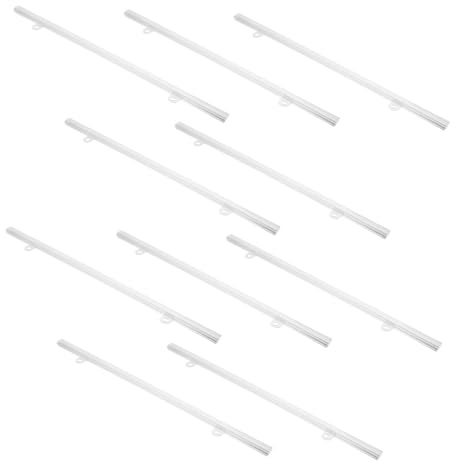PVC Posteraufhänger 10 Stück mit Klebehaken für Stabile Präsentation | Kunststoff aus Pvc, Transparente Oberfläche, für Bild und Preisschilder im Laden und Messen