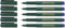 Faber-Castell Finepine 1511-0,4 mm, blau, 5 Stifte