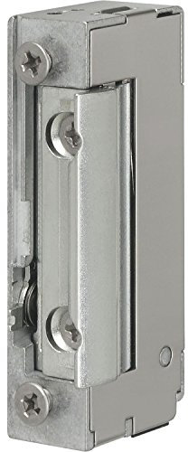 eff eff Türöffner 118E340 mit verstärkter Fallenfeder ohne Arretierung, Metall, Silber, Einschrauben, Universal, Moment- und Dauerkontakt, symmetrisch