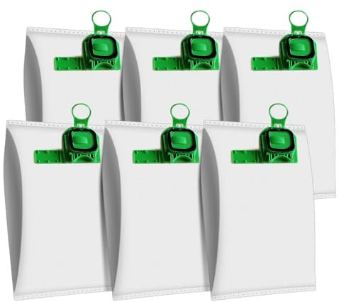 YanBan 6PCS Alta efficienza Polvere Sacchetto Filtro per Vorwerk immondizia VK140 VK150 FP140 Bo Tasso Kobold aspirapolvere