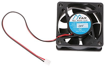 Kofun Ventilateur pour ordinateur 2 broches, 60mm × 60mm × 25mm, sans balai, 12 V - 24 V CC - Ventilateur 6025 24 V 6025 12v Lüfter