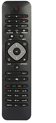 VBESTLIFE Télécommande de Remplacement, Contrôleur de Télécommande Universelle pour Smart TV LCD LED