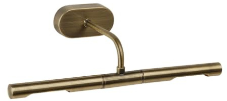 Searchlight Picture Lights - Applique a 2 luci per quadri in ottone antico, G9