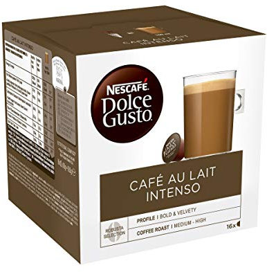 Nescafé Dolce Gusto Café au lait Intenso café 16 Capsules 250 g