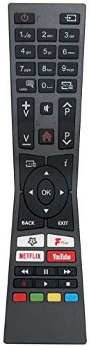 ALLIMITY RM-C3236 Télécommande remplacée pour JVC Smart 4K LED TV with Youtube Netflix Fplay RC43101 30100815 LT-24C665 LT-24C665 LT-40C880 LT-40C880