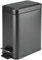 HOMION 5L SLIM BLACK PEDAL BIN RECTANGULAR REMOVABLE BUCKET EASY TO CLEAN 5 LITRE