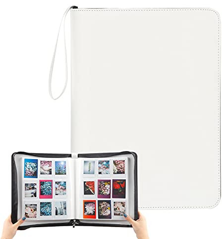 540 Pockets Large Photos Album for Polaroid 2x3 Inch Film,Pictures Book for Fujifilm Instax Mini Instant Camera, Kpop Photocard Holder Binder (White)