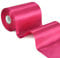 TONIFUL 10cm x 20m Rosa Rot Pink Breit Satinband Farbiges Stoffband für Geschenkband Öffnen des Schleifen Große Öffnung der Bänder Den Stuhl Hochzeit Party Dekoration Valentinstag Auto Weihnachten