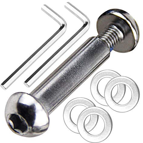 OTFAITP M8 8mm x 28mm-86mm Scooter Front Rear Axle Bolt 8.8 Grade Carbon Steel for Stunt Scooter Dash Teen/Adult Kick Scooter-800+lb Capacity