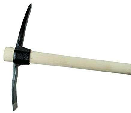 Spitzhacke 2,5kg Pickel Kreuzhacke Hacke Flachhacke hohe Qualität 2500g mit Holzstiel CHLE