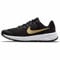 Nike Revolution 6 Adults Walking-Schuh, Black/Metallic Gold-White, 38 EU
