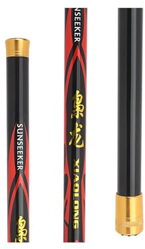 Stipprute Überlänge 8M 9M 10M 11M 12M 12M Karpfen Angelrute Teleskop Carbon Angelrute Power Handstange (Length : 12m no Accessory)