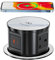 Pop Up Socket for Kitchen Worktops with Wireless Charging 15W, Recessed Power Socket with USB C, 4 UK Plug Socket, Pop up Power Socket, 13A/3250W, Black