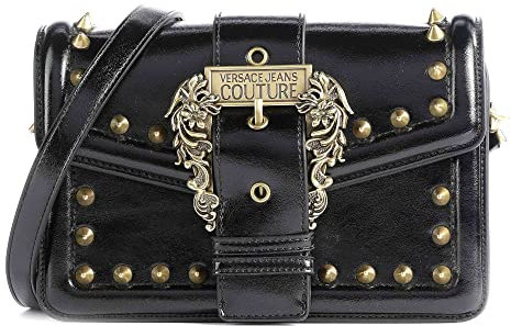 Versace Damen Schultertasche JEANS COUTURE 73VA4BF1 ZS442 899 Schwarz