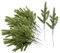 TSHAOUN 60 rami di abete artificiali,pino artificiali, ghirlande di Pino, ghirlande di Pino, per Natale, Vacanze, Decorazione per la casa, ghirlanda di foglie di albero di pino (60 PCS)