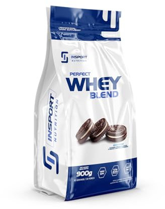 INSPORT Nutrition - Perfect Whey Blend - Taux de protéines élevé - Excellente Biodisponibilité - Temps d'absorption rapide - 30 Portions - 900g Poudre - Goût: (Large, Gâteau à la crème)