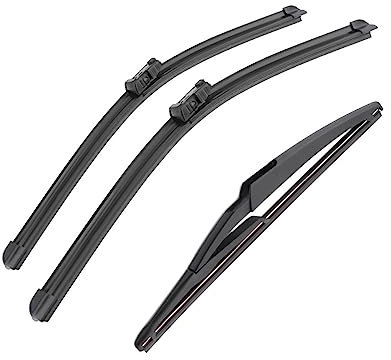 Hojas de repuesto Para Fiat 500L 2012-2020 26 + 15 + 11 escobillas Limpiaparabrisas Traseras Delanteras Accesorios De Cortador De Parabrisas 2017 2018 2019 2020