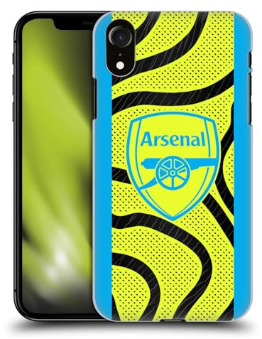 Head Case Designs Officially Licensed Arsenal FC Away 2023/24 Crest Kit Hard Back Case Compatible With Apple iPhone XR
