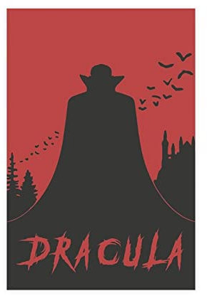 MAHWER Dracula Filmposter auf Leinwand, Schlafzimmer, Dekoration, Sport, Landschaft, Büro, Raumdekoration, Geschenk, ungerahmt, 30 x 45 cm