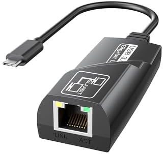 BYEASY USB C Ethernet Adapter Gigabit Geschwindigkeit für MacBook, iPad Pro und mehr. RJ45 LAN Adapter Treiberfrei, 10/100/1000 Mbps RJ45 Netzwerkadapter für ultimative Konnektivität