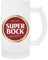 Générique Super Bock Since 1927 Logo Transparent Bière Agresser Avec Poignée Beer Mug With Handle