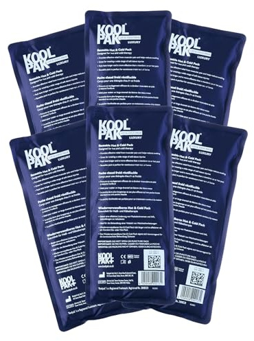 Koolpak Deluxe Reusable Hot/Cold Gel Packs - x3 (Triple Pack) (Pack of 2)