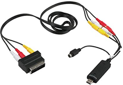 Okiyakusama Adaptateurs de Périphérique de Carte de Vidéo USB 2.0 VHS VCR TV vers DVD Convertisseur pour
