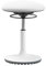 TOPSTAR Living Chair Move höhenverstellbarer Bürohocker, ergonomischer Arbeitshocker, drehbarer Sitz, Sitzhöhe von 45-58 cm, Weiss