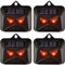 Konesky 4 Pack Cat Repellent, Fox Deterrents for Gardens with Red LED Lights, Waterproof Cat Repellent, Squirrel Repellent,Cat Scarers That Really Work for Garden Yard Farm