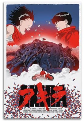 Szzmyo Akira Filmposter, dekoratives Gemälde, moderne ästhetische Leinwand, Poster, Schlafzimmer, Kunst, Wohnzimmer, Dekoration, Poster, 30 x 45 cm, ungerahmter Stil