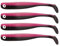 Zanderbait 16cm Black Pinki, Angelköder, Kunstköder, Zanderbait, Zanderköder, Softbait, Gummifisch, Gummiköder, Lieferumfang 4 Stück.