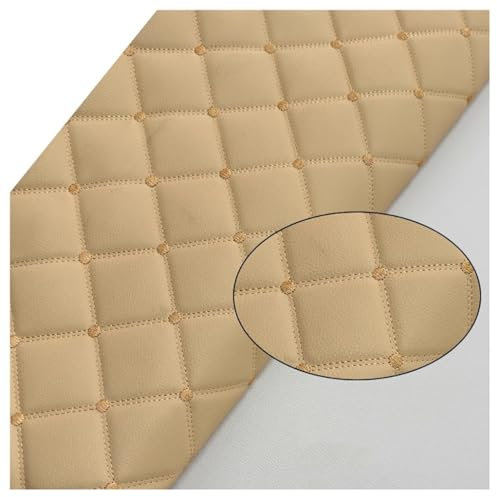 Beziehen und Einrichten, 160x100cm, weiches Kunstleder, für Möbel, Sofas, Stühle, Zuhause, Zubehör, Meterware-Farbe Schwarz (rote Linie)(Skin Tone,1.6x1m)