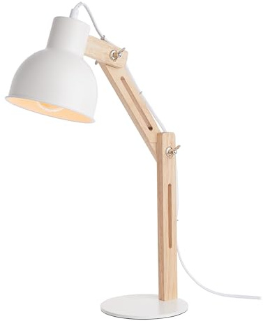 BUTLERS Arbeitsleuchte 37x45x15 cm Metall - AGON - Holz