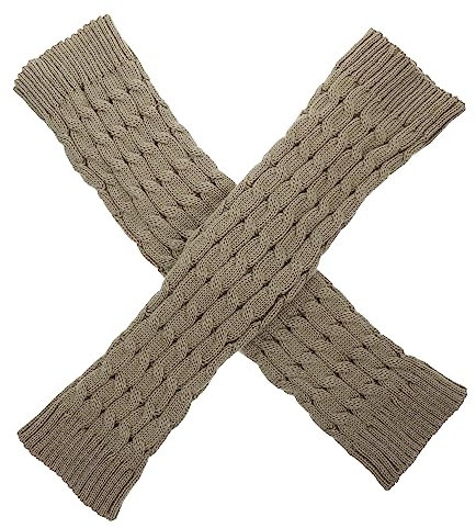 GARVALON Warme Beinmanschetten Für Winter Verdickte Strümpfe Mit Flor-muster Beinwärmer Für Outdoor-aktivitäten Für Mädchen Und Frauen