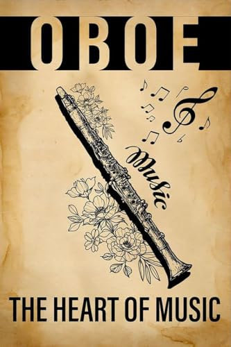 Vintage-Aluminium-Metallschild Oboe, das Herz der Musik, Fotodruck, Wandkunst, Wandbehang, Raumkunst, Dekoration, 20,3 x 30,5 cm